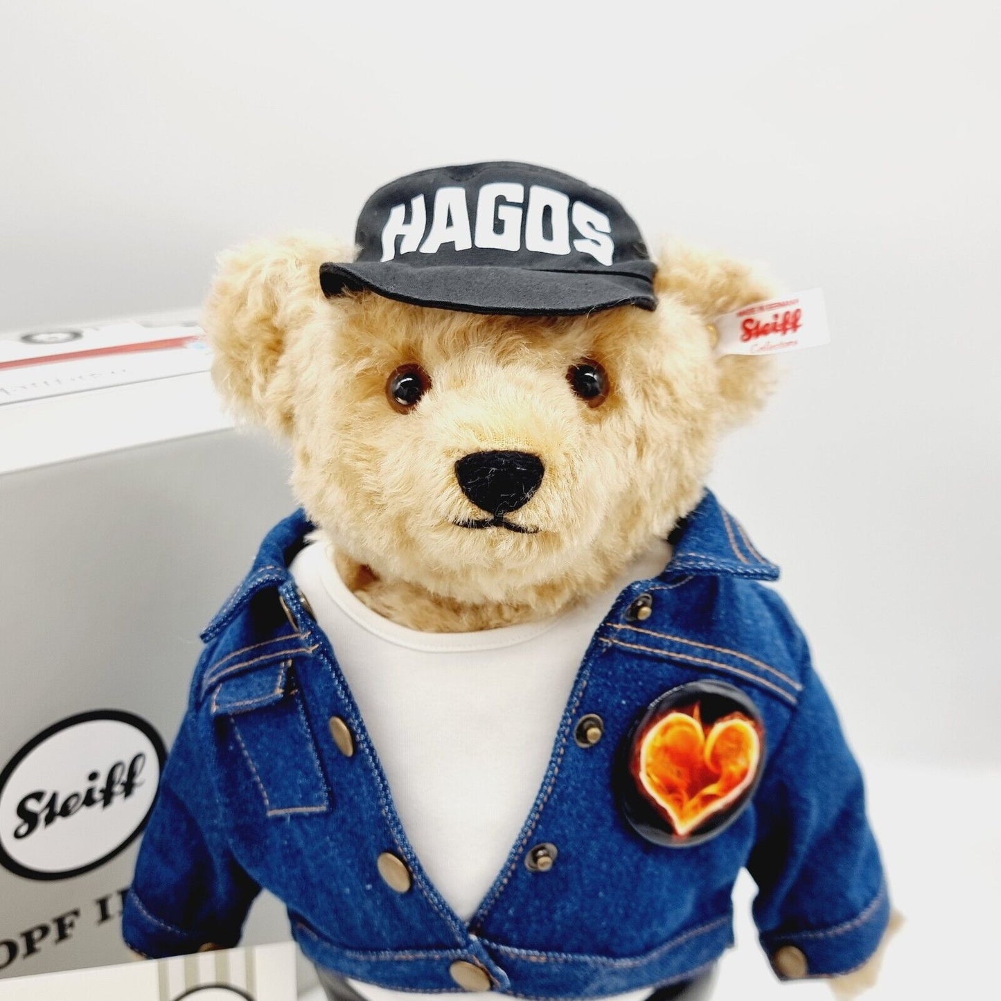 Steiff 991998 Teddybär Hagos limitiert 600 aus 2019 38 cm Mohair