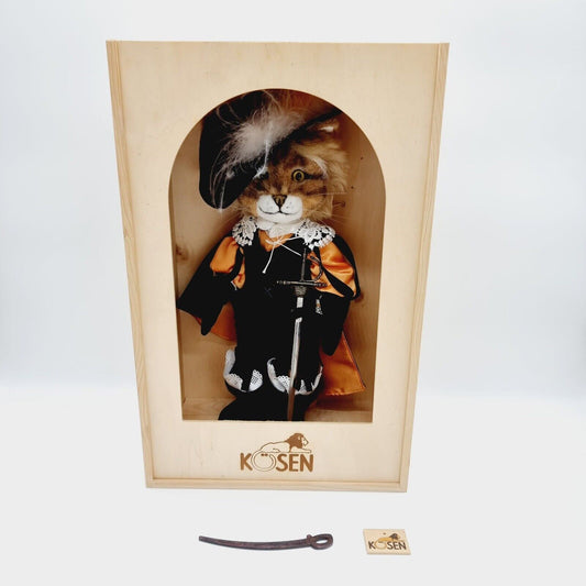 Kösen Märchenfigur Musketier orange mit Degen