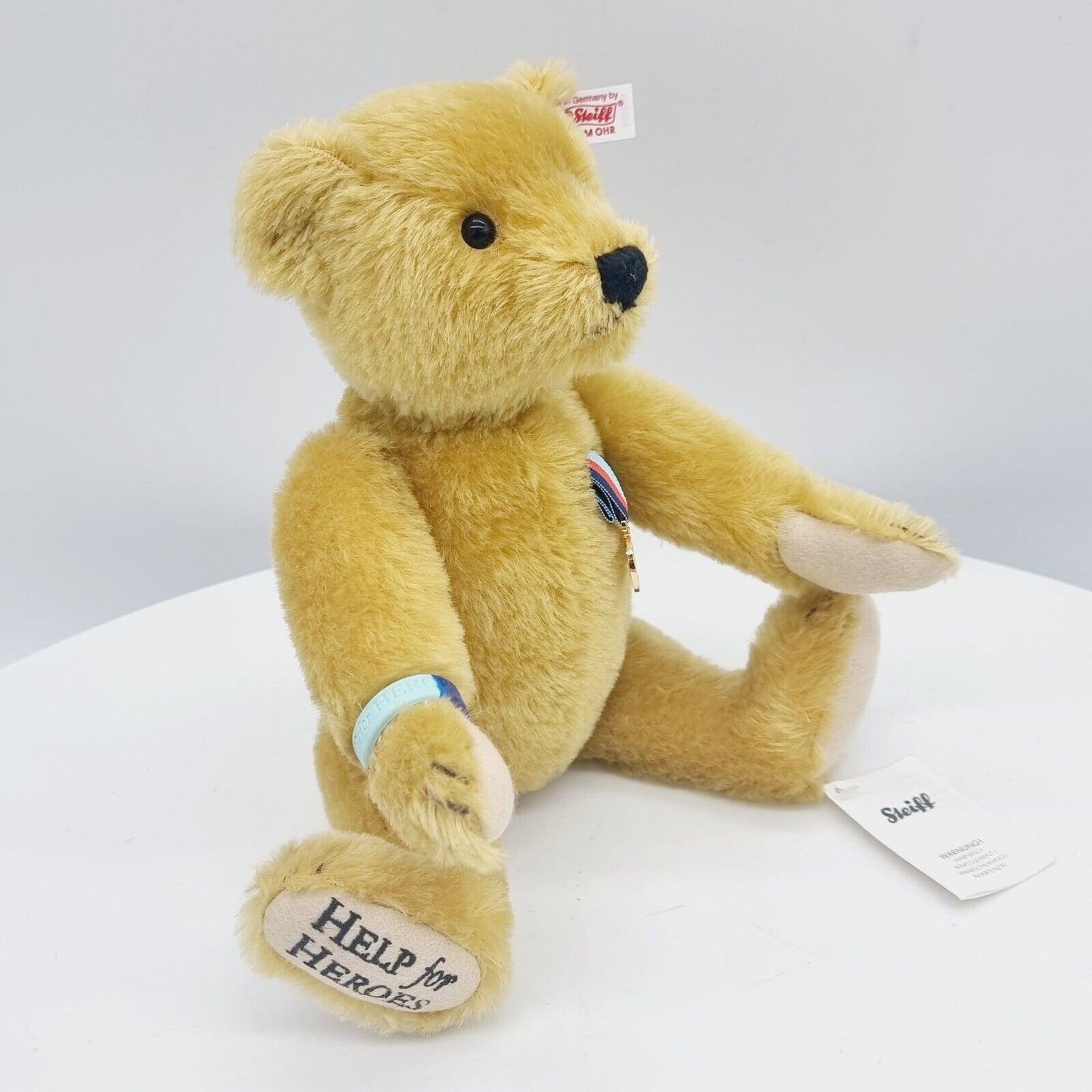 Steiff 663598 Teddybär The Help for Heroes Bear Zeitlimitierung 30 cm Mohair