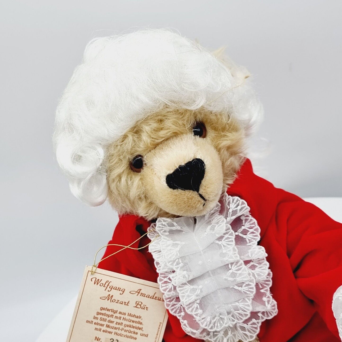 Hermann Coburg Teddybär Wolfgang Amadeus Mozart limitiert 500 42 cm Mohair