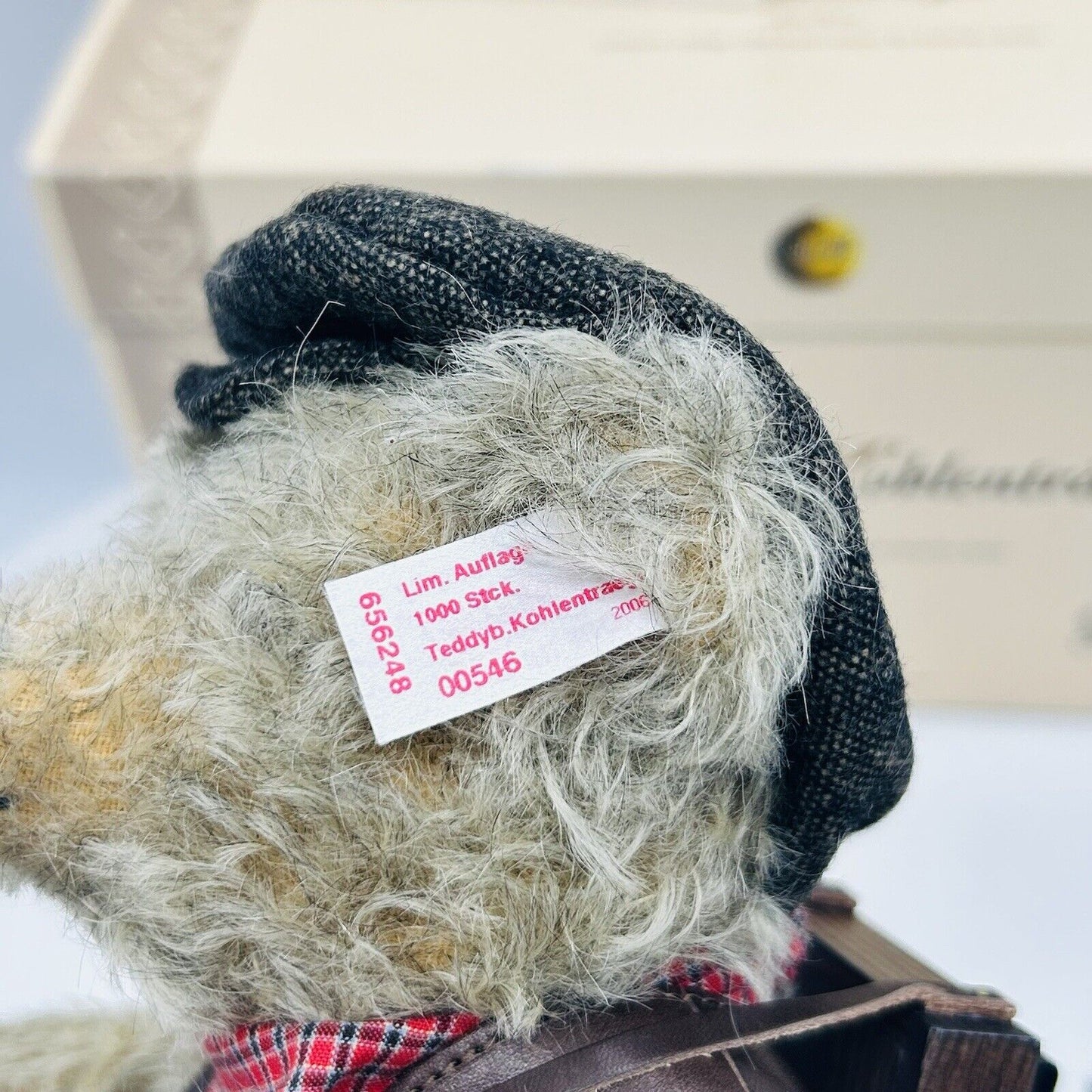 Steiff 656248 Teddybär Kohlenträger limitiert 1000 für KaDeWe aus 2006 26 cm