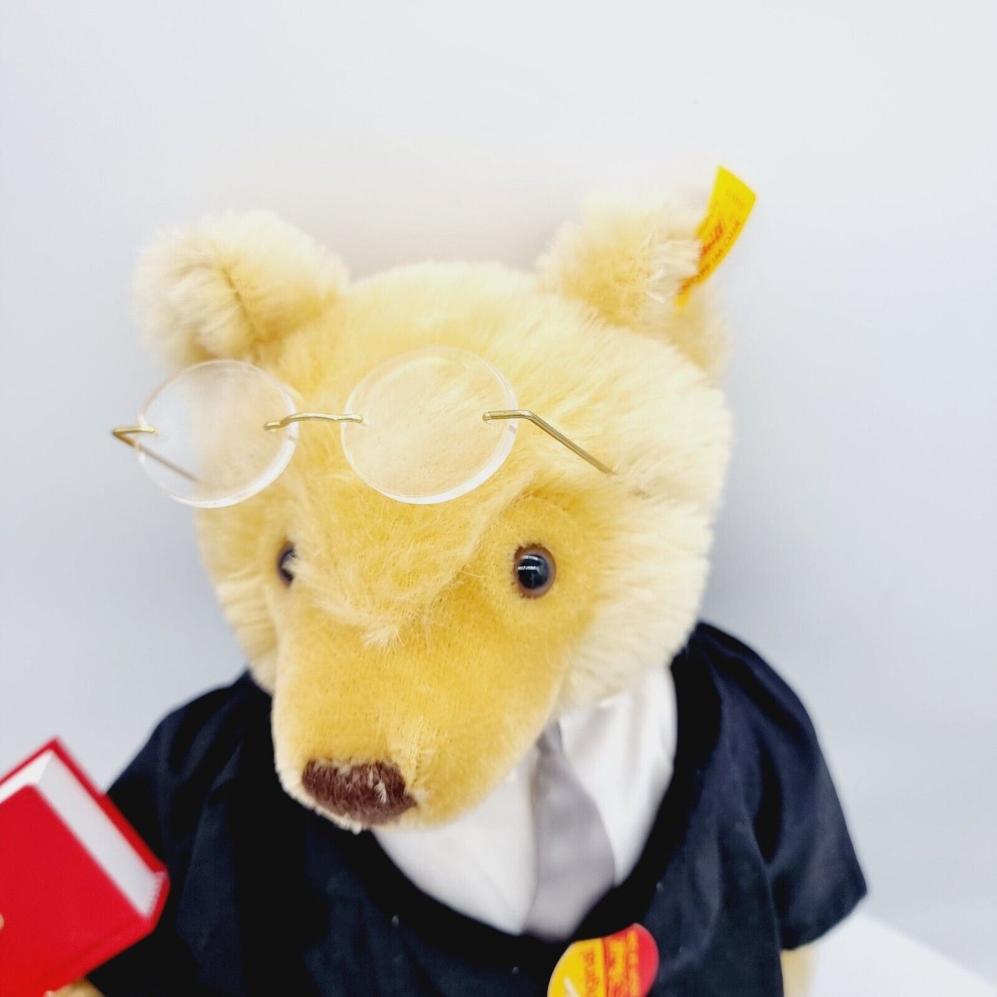 Steiff 028571 Teddybär Anwalt mit Brille und Gesetzbuch 35 cm