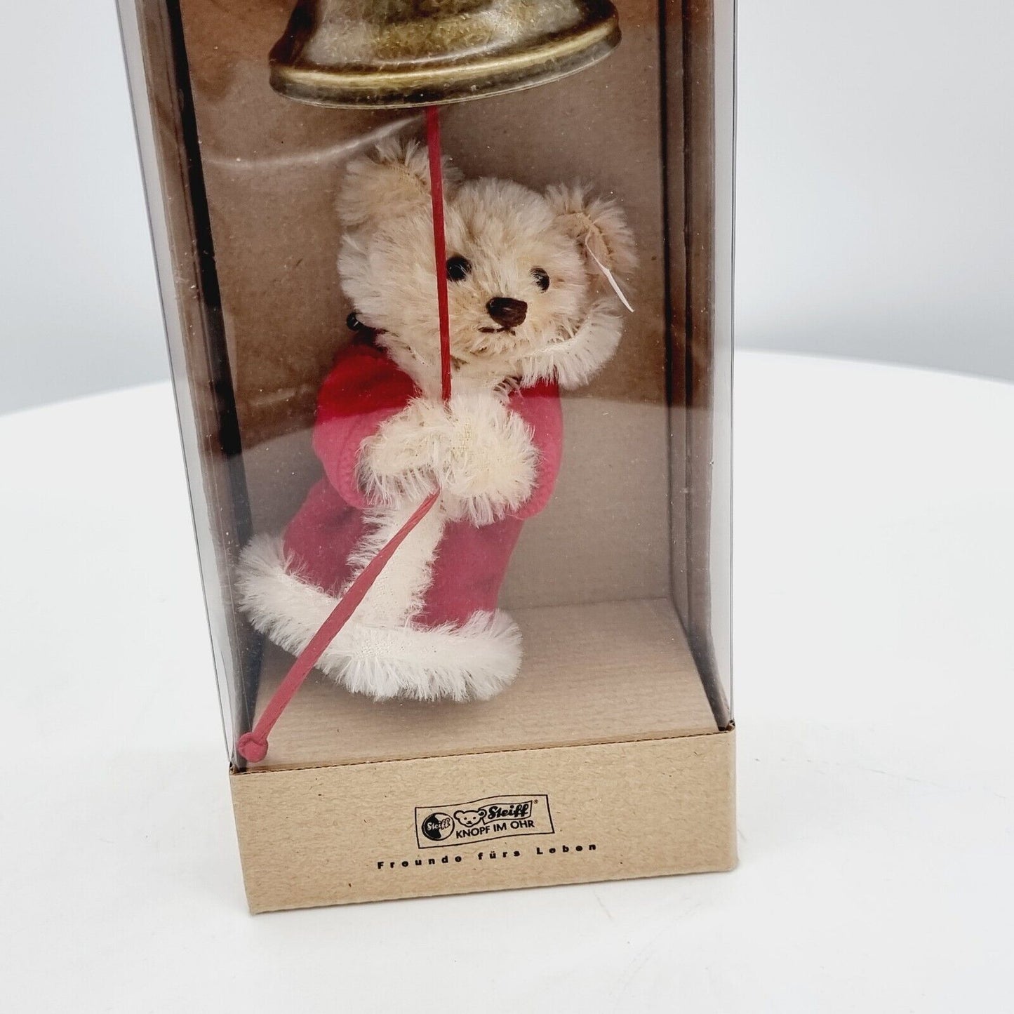 Steiff 037870 Teddybär Glockenläuter Ornament 11 cm limitiert 5000 Jahr 2003