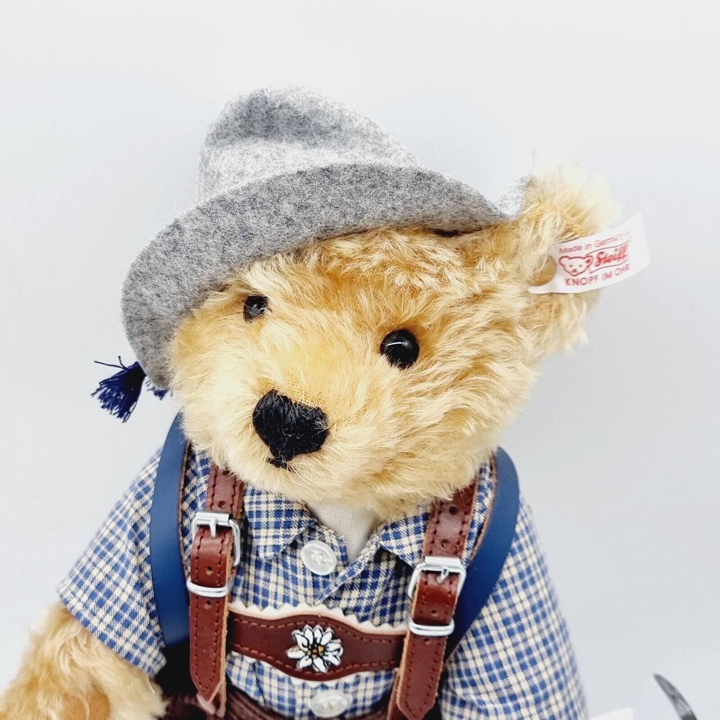 Steiff 670787 Teddybär Bergsteiger blond 29 cm limitiert 2000 Jahr 2001