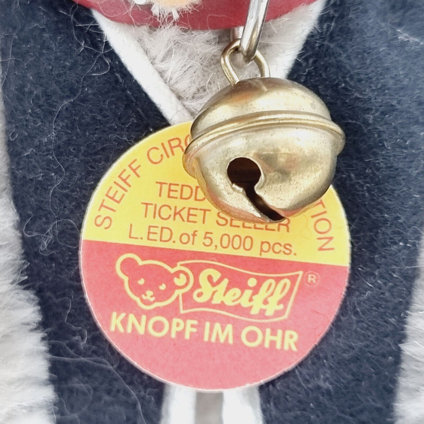 Steiff 650529 Teddy Baby Ticketverkäufer Golden Age the Circus