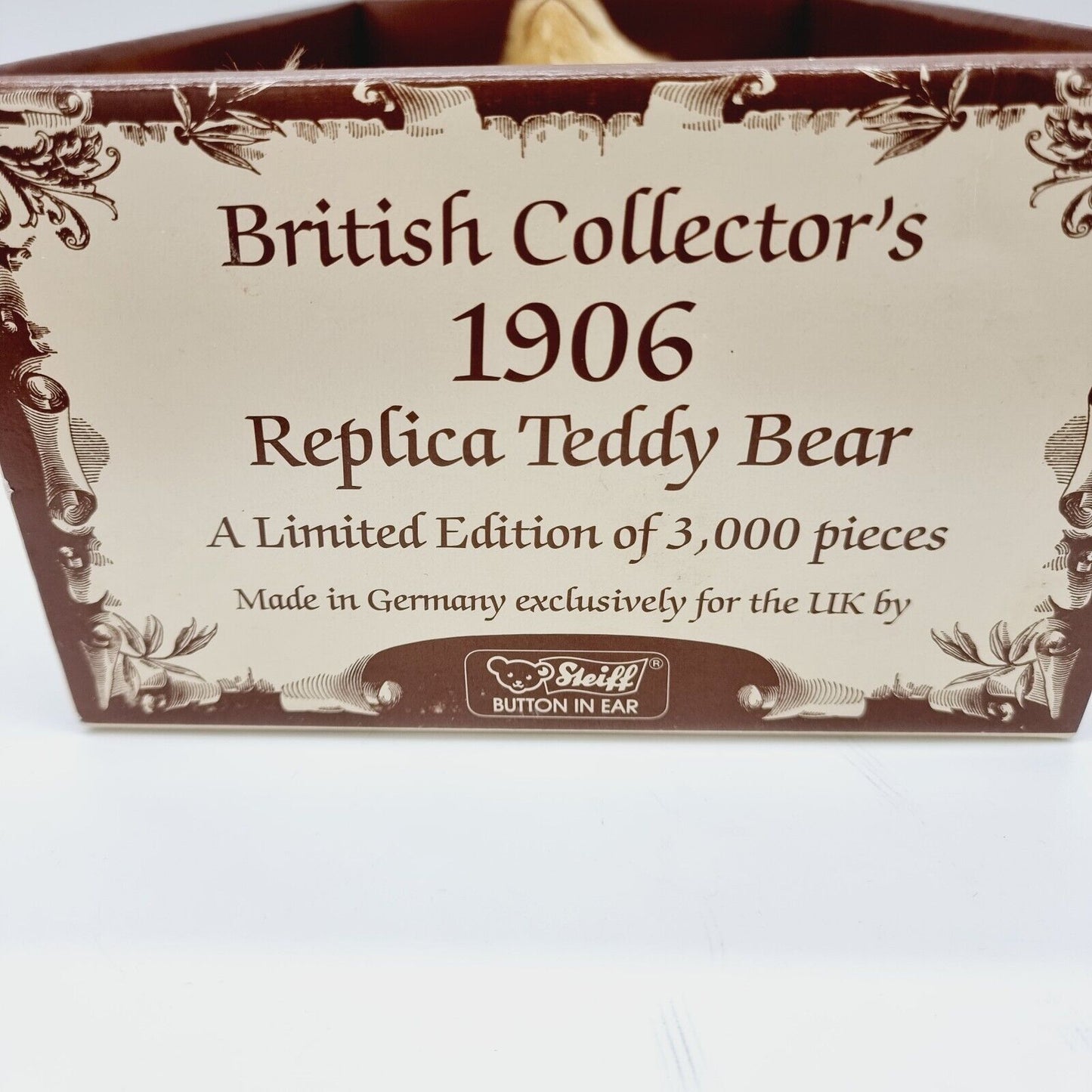 Steiff 406096 British Collectors 1906 Replica Teddybär 33 cm