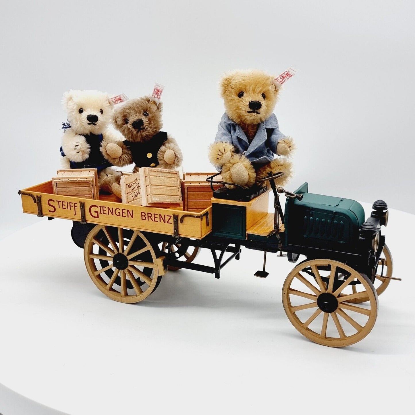 Nr. 31! Steiff 038914 Lieferwagen mit Teddybären limitiert 1200 aus 2003 12 cm