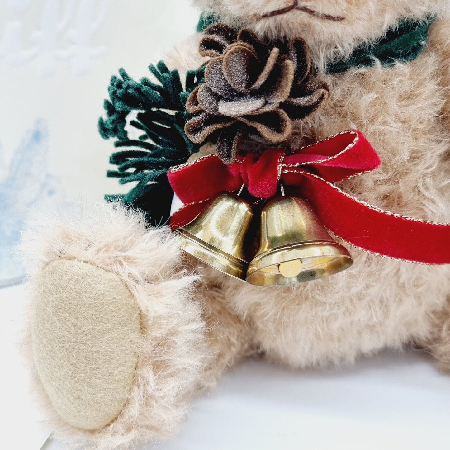 Steiff 034275 Teddybär Kiefer Weihnachten limitiert 1500 aus 2014 30 cm Mohair