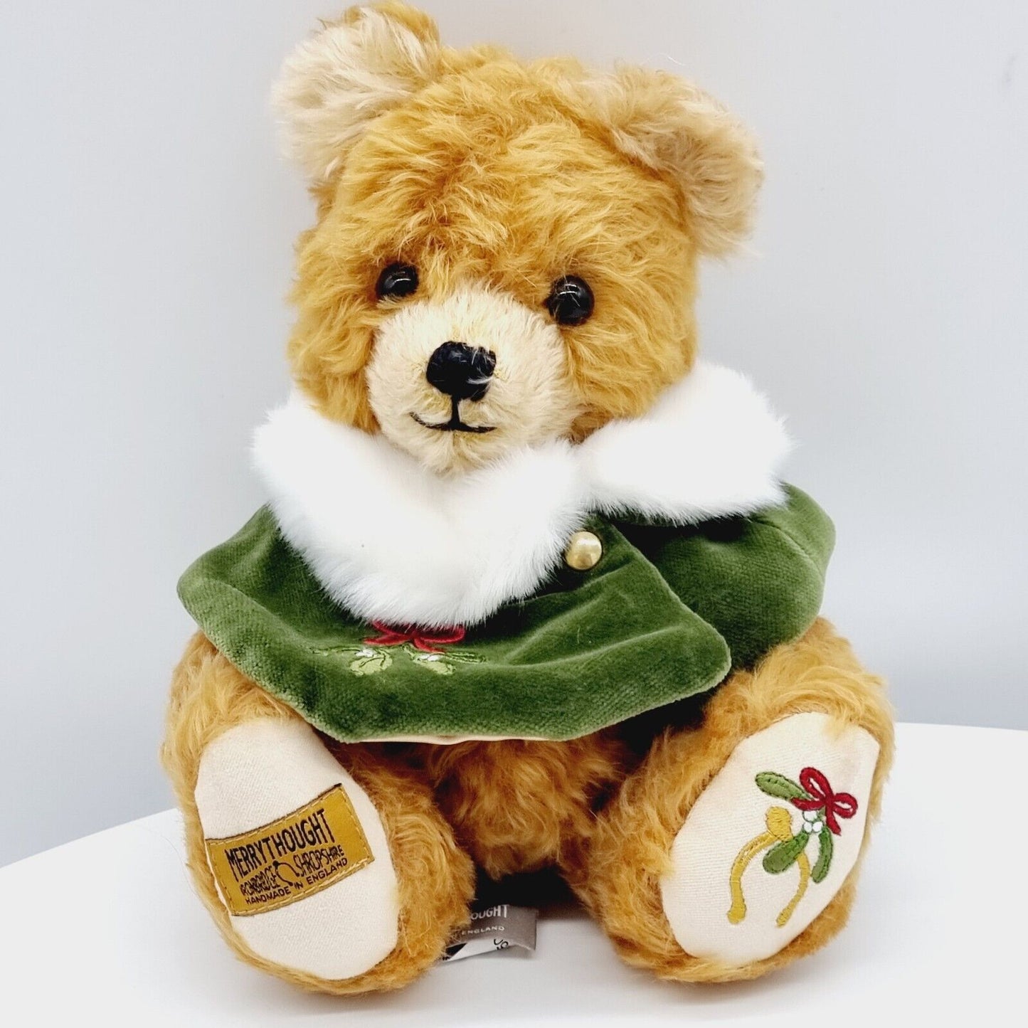 Merrythought OXA10X22 Christmas Teddy Bear 2022 limitiert 250 25 cm Mohair