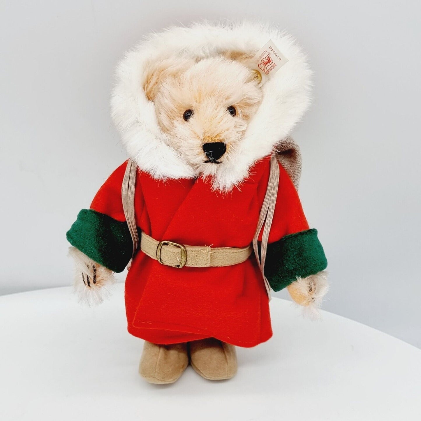 Steiff 675348 Teddybär Little Santa 2000 limitiert 2500 20 cm Mohair