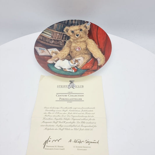 Steiff Wandteller Club Geschenk 1996/97 20 cm