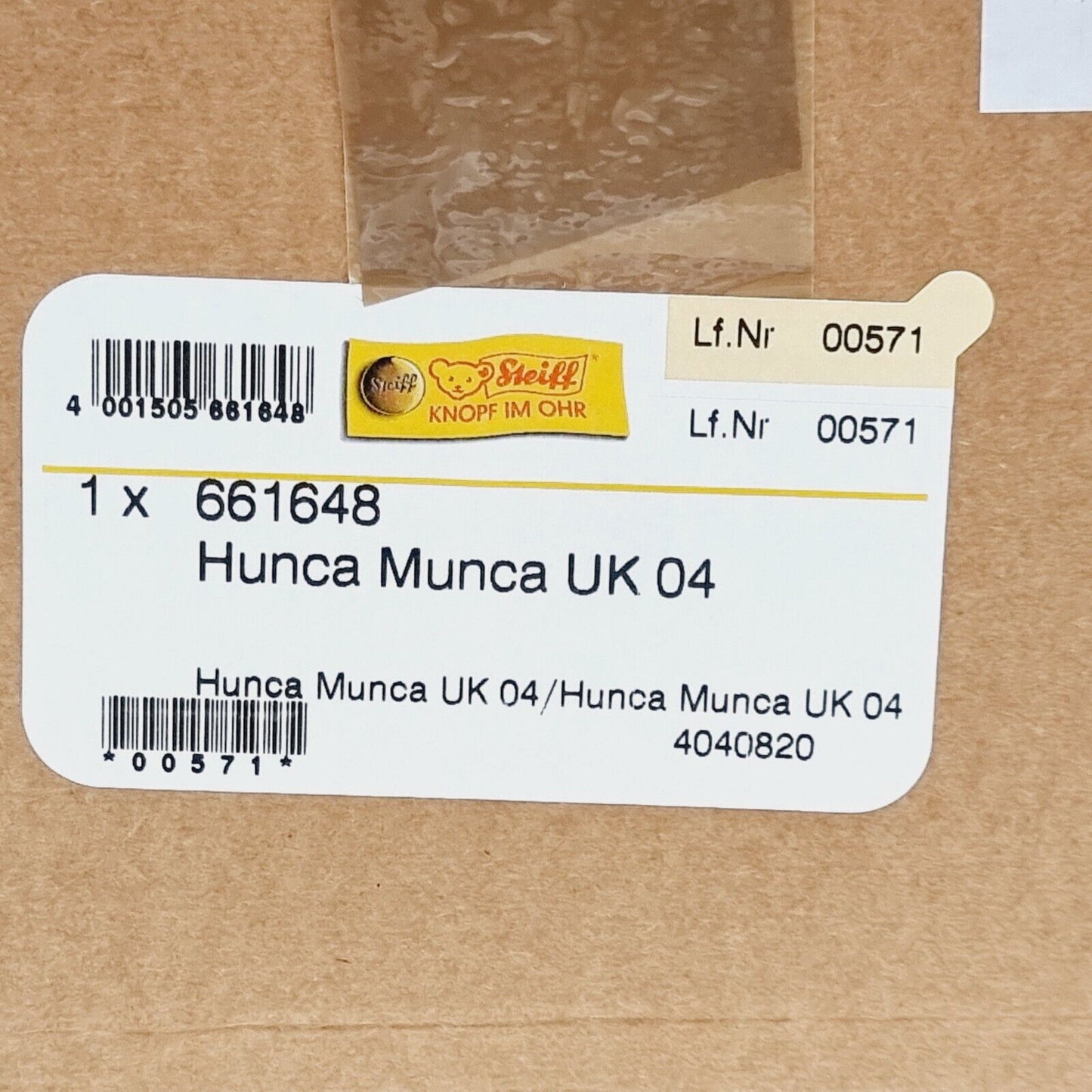 Steiff 661648 Beatrix Potter Hunca Munca Maus limitiert 1500 aus 2004 12 cm