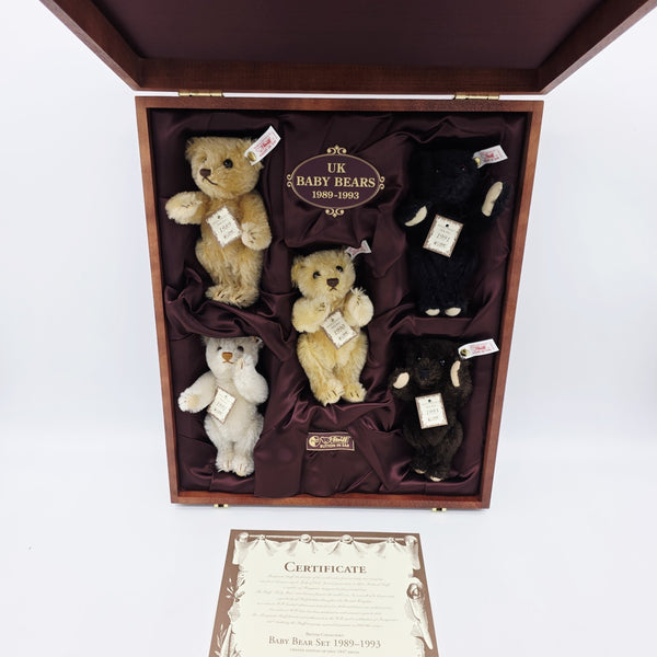 Steiff 654497 Baby Bear Set 1989 - 1993 limitiert 1847 16 cm