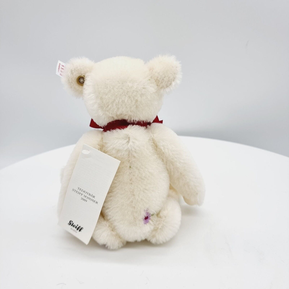 Steiff Teddybär Sommer 2009 656941 limitiert 2009 26cm Mohair mit Blüten