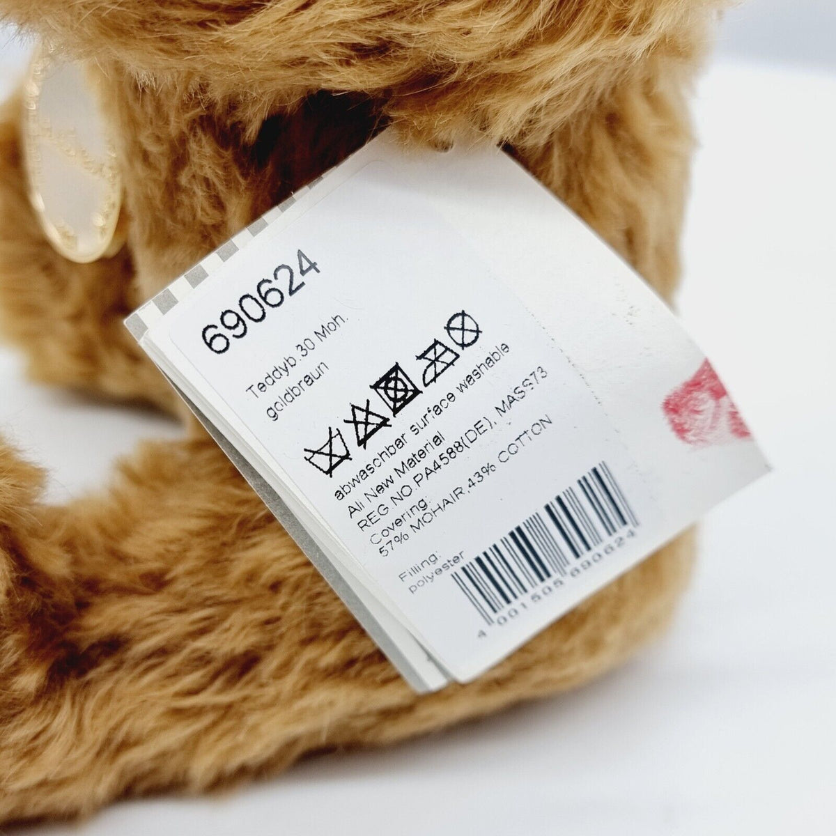 Steiff Danbury Mint 690624 Teddybär Year Bear 2021 limitiert 2021 30 cm Mohair