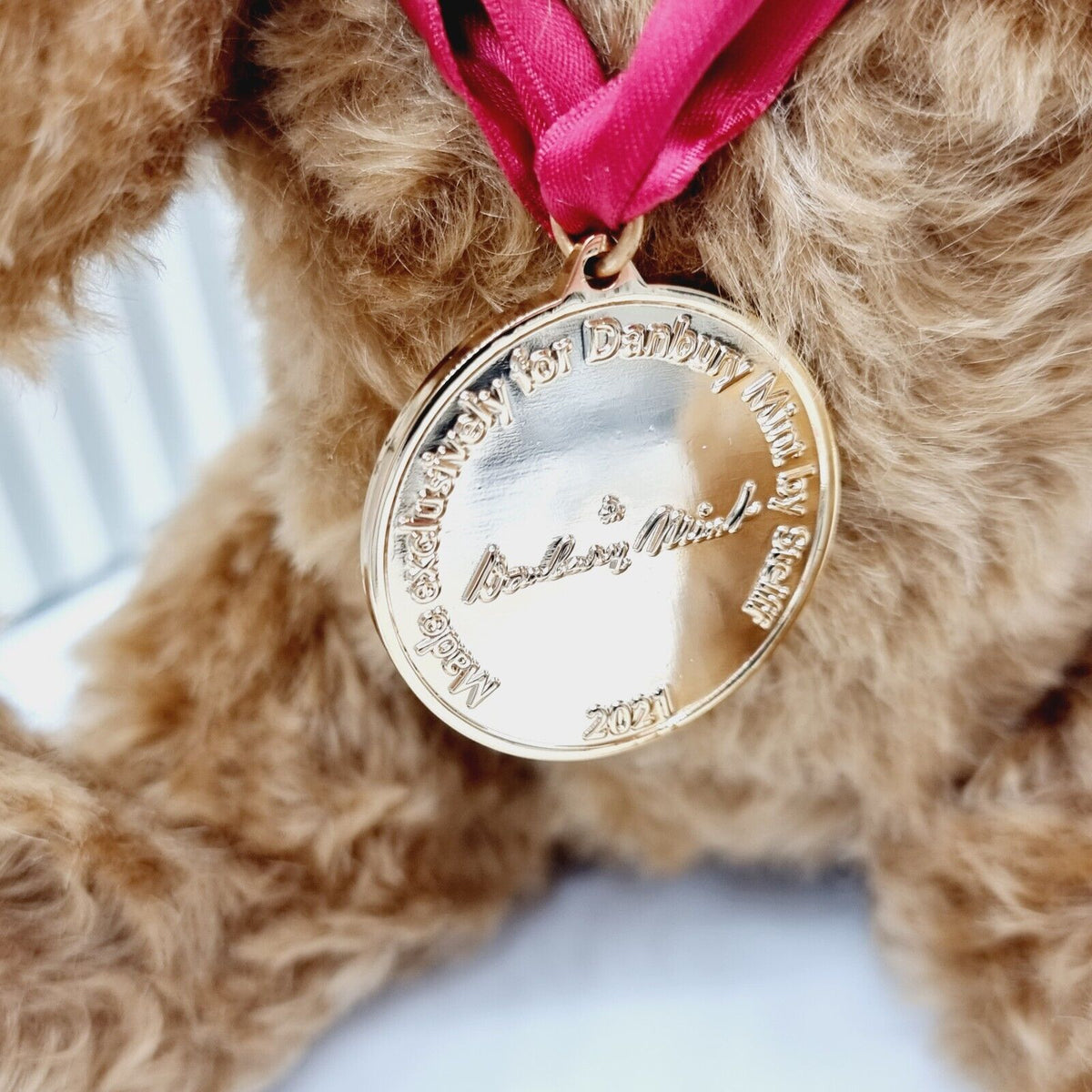 Steiff Danbury Mint 690624 Teddybär Year Bear 2021 limitiert 2021 30 cm Mohair