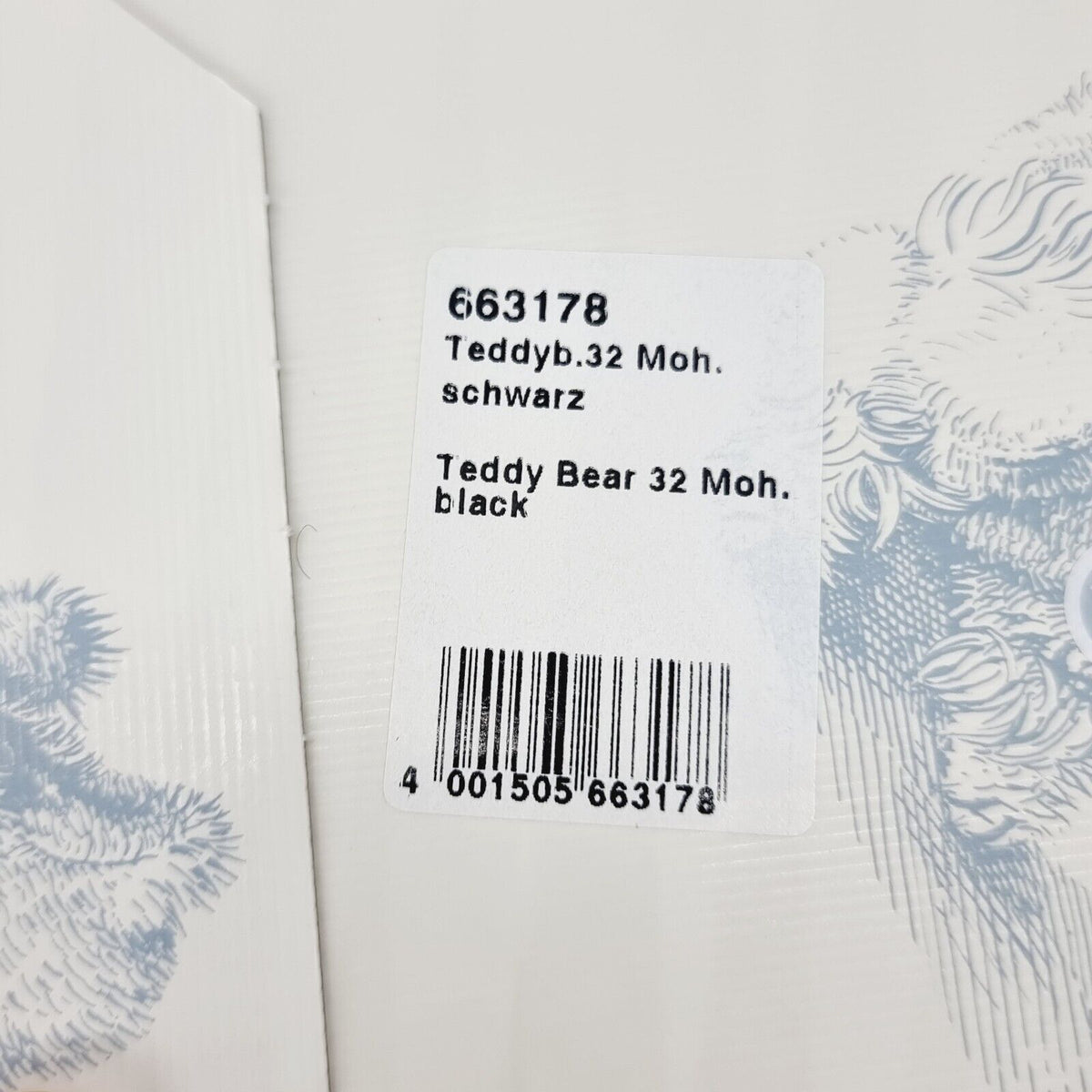 Nr. 17! Steiff 663178 Teddybär Petsy schwarz limitiert 1500 aus 2008 32 cm