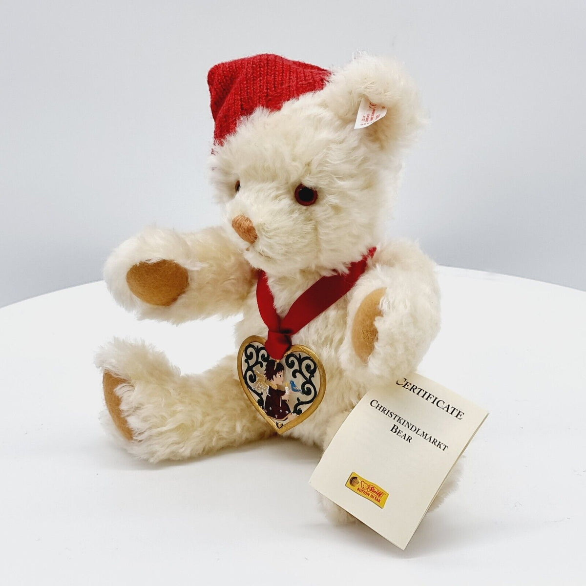 Steiff 666193 Teddybär Christkindlmarkt limitiert 2000 aus 2000 28 cm Mohair