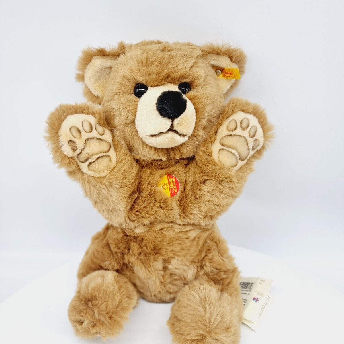 Steiff 022074 Teddybär Molly 40 cm inklusive Etikett Knopf Fahne Brustschild