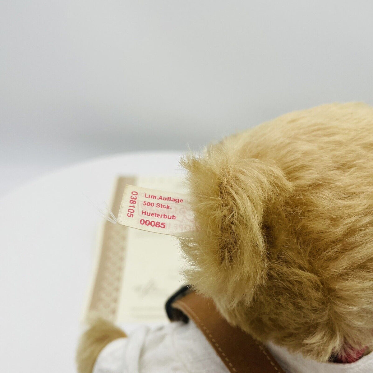 Steiff Teddybär Hüterbub Hochzeitsgesellschaft 038105 limitiert 500 29cm Mohair
