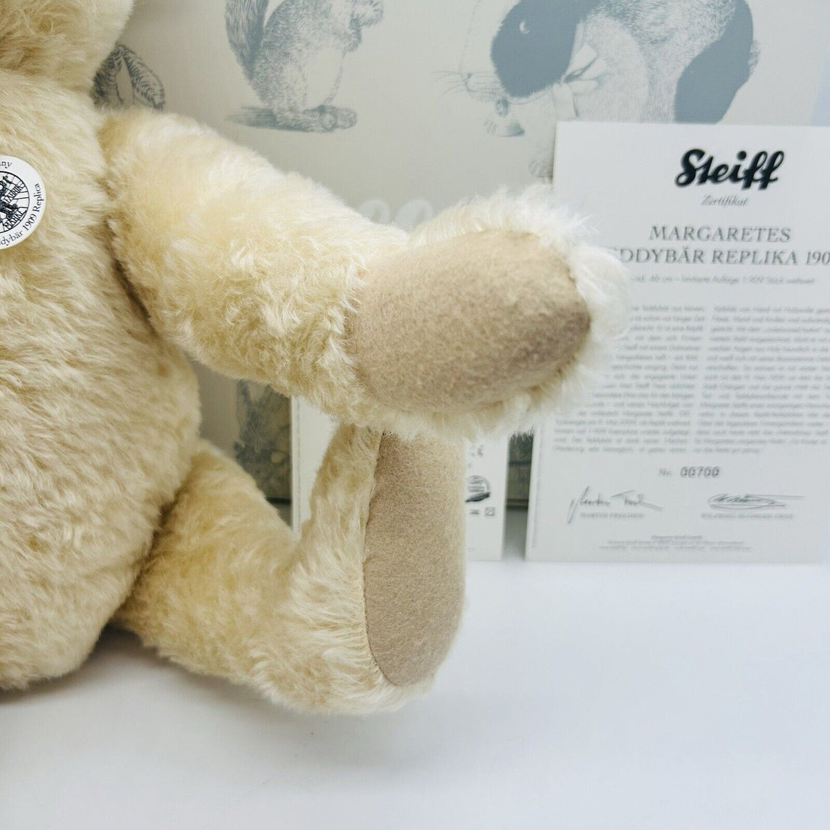 Steiff 400520 Margaretes Teddybär Replica 1909 limitiert 1909 aus 2008 46 cm