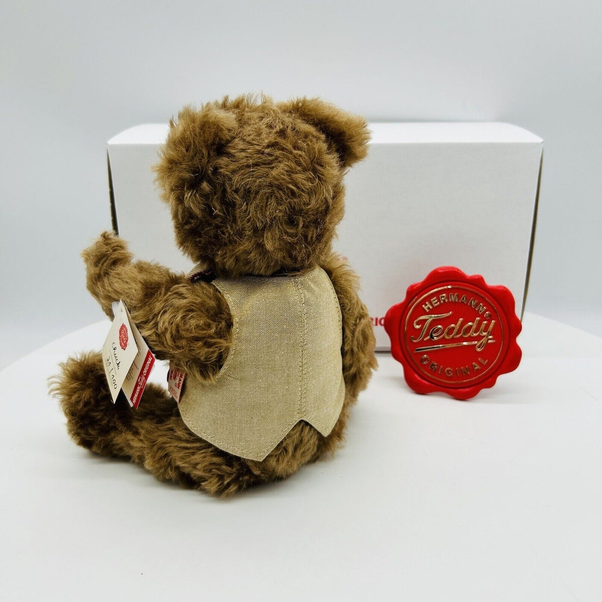 Hermann 146841 Teddybär Chuck limitiert 100 32 cm Mohair