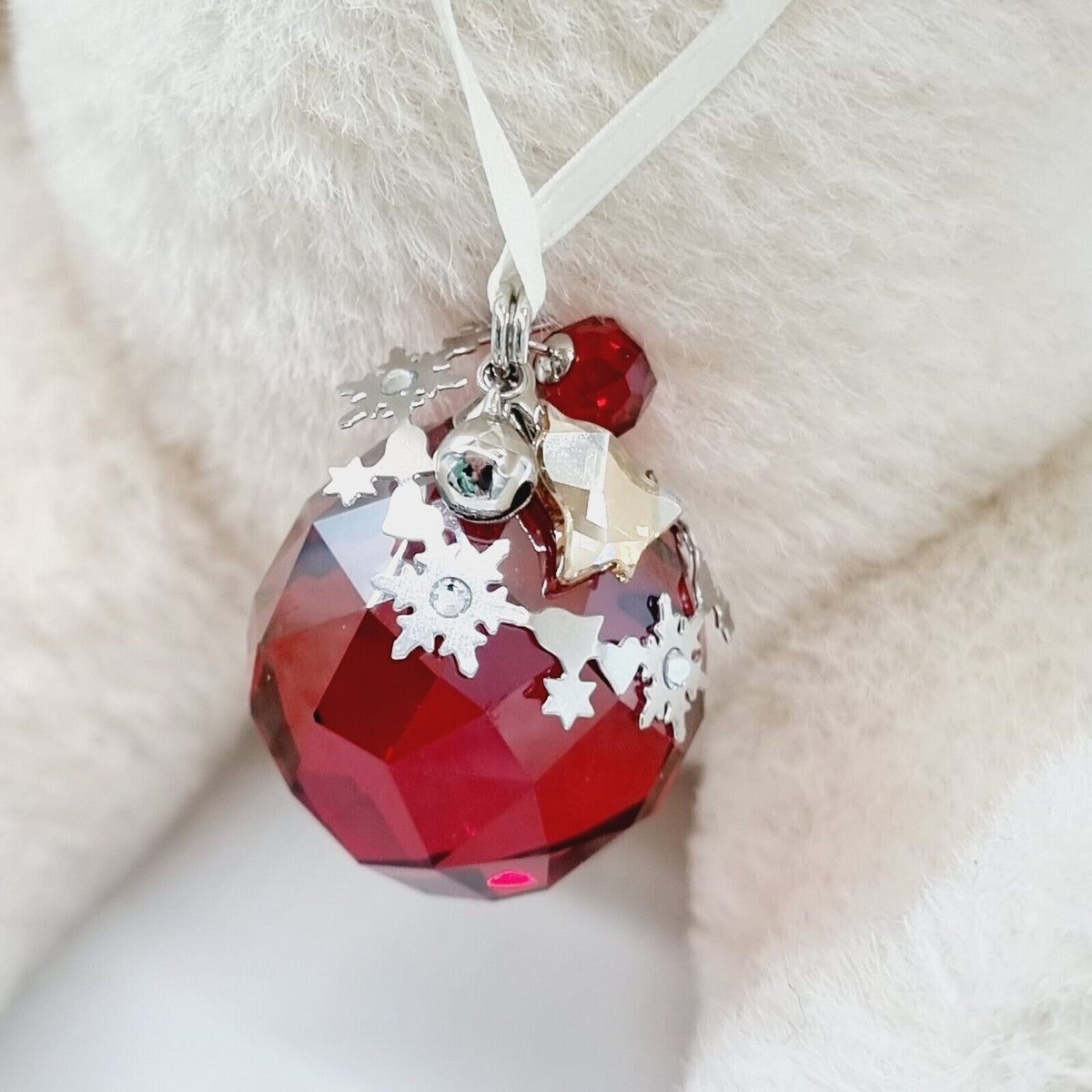 Nr. 19! Steiff 682650 Berry Teddybär Alpaca Swarovski weiß 30 cm