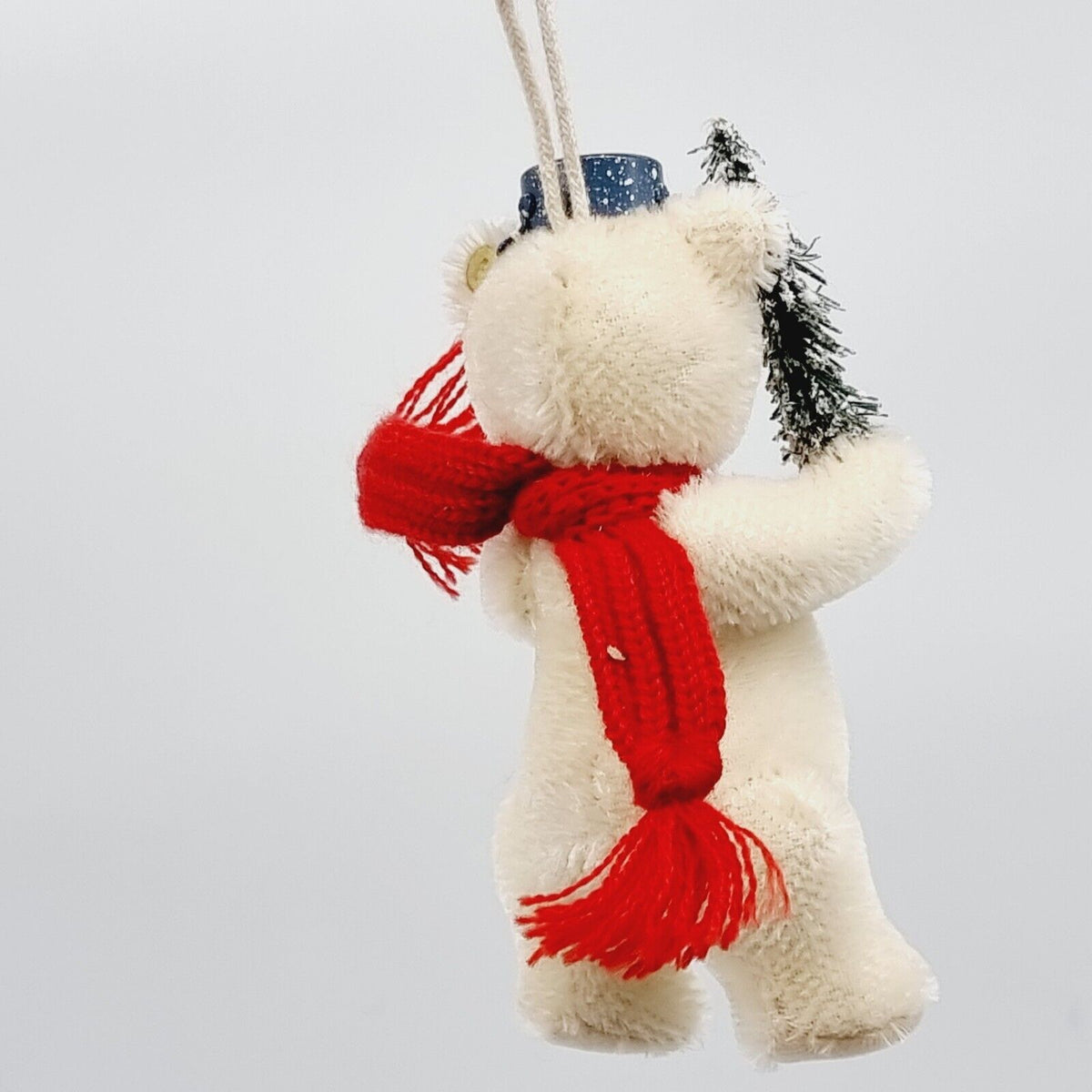 Steiff 670428 Weihnachtsbaum Schneemann weiß 12 cm limitiert 5000 Jahr 1999