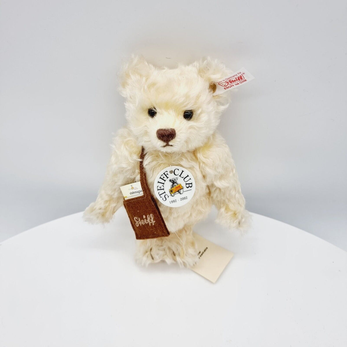 Steiff 420306 Club Jubiläumsset 2002 blau  beige 21 cm