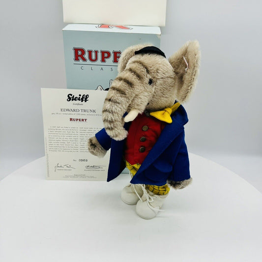Steiff 653575 Edward Trunk aus Rupert limitiert 1500 aus 2008 28 cm Mohair
