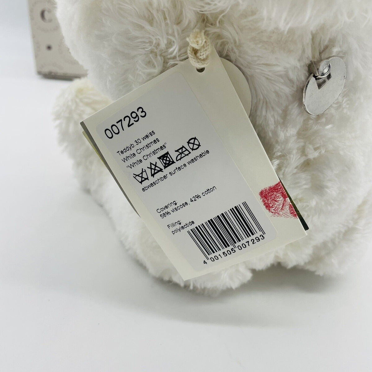 Steiff Teddies for tomorrow White Christmas Teddybär 007293 30cm limitiert 2020