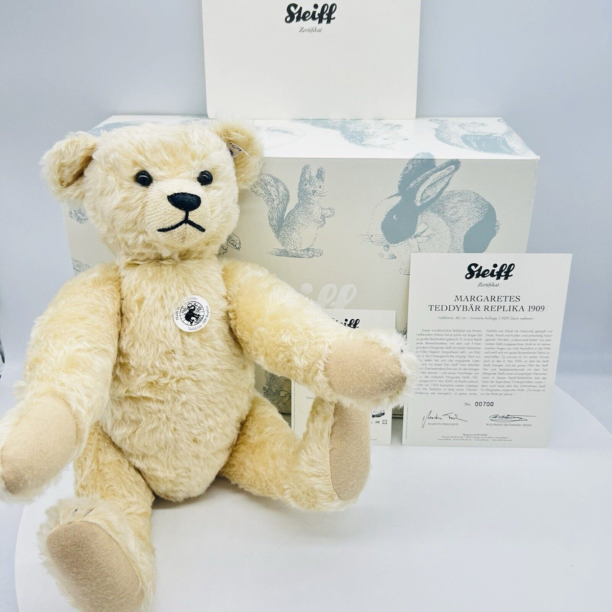 Steiff 400520 Margaretes Teddybär Replica 1909 limitiert 1909 aus 2008 46 cm
