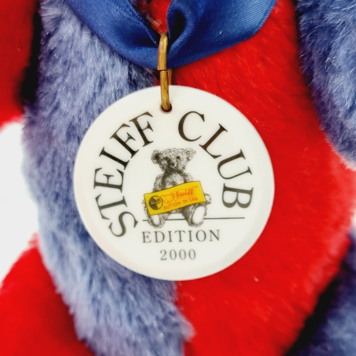 Steiff 420214 Teddybär Harlekin Club Edition 2000 35 cm Mohair