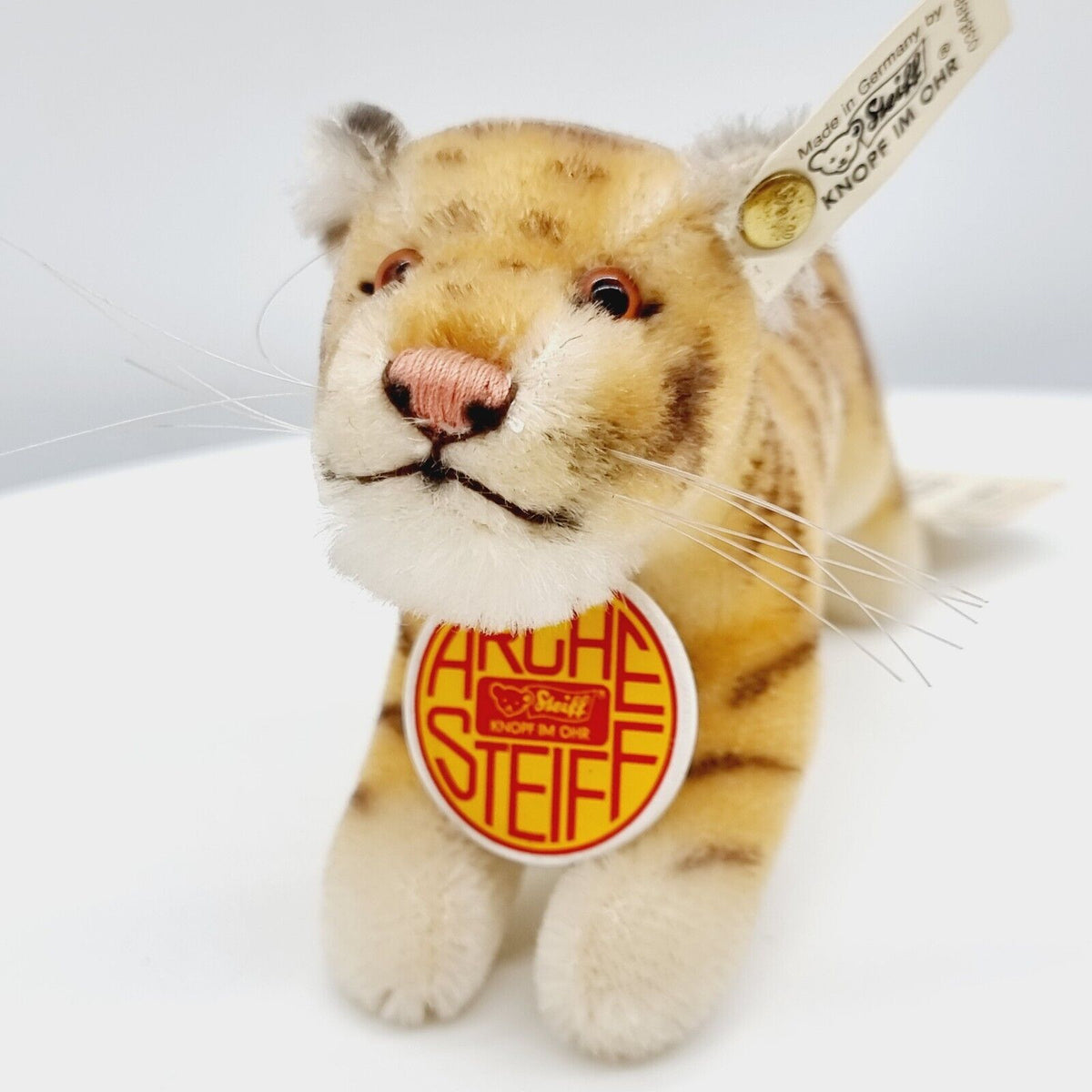 Steiff 038488 Tiger Set Arche limitiert Jahr 1995 Größe 12 cm mit Zertifikat