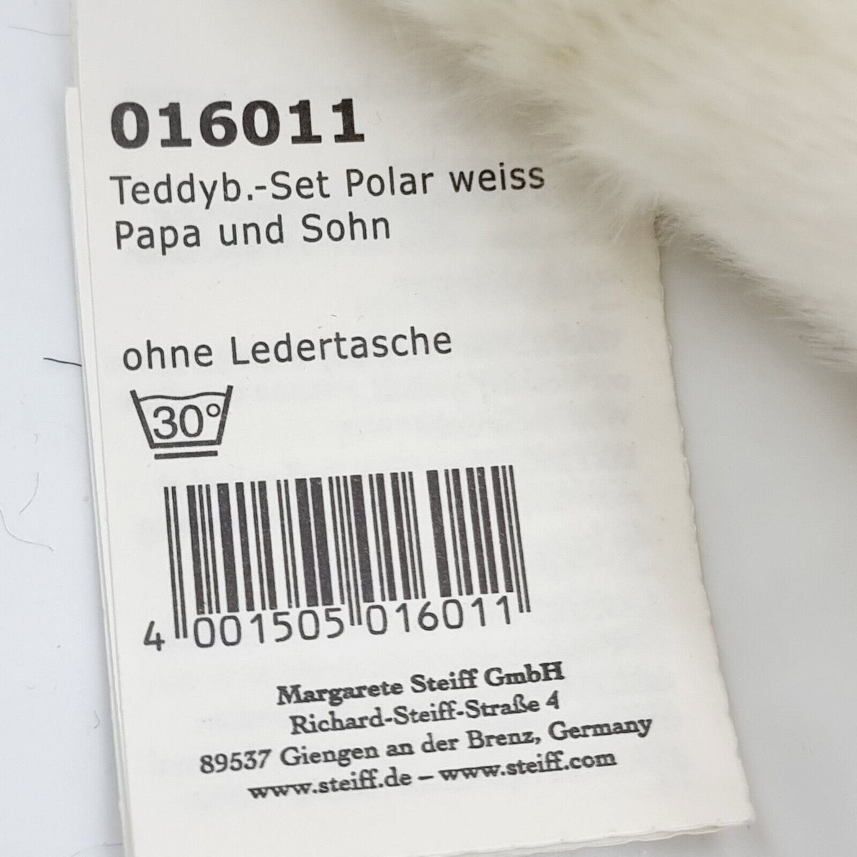 Steiff 016011 Vater und Sohn Expedition Jahr 2007 in OVP