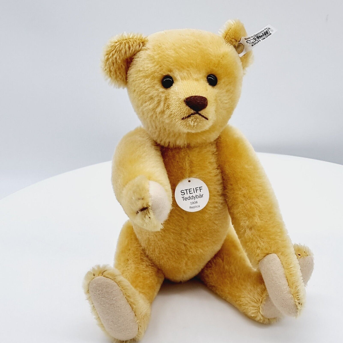 Steiff 406751 Teddybär 1908 Replica gelb limitiert 3000 35 cm Mohair