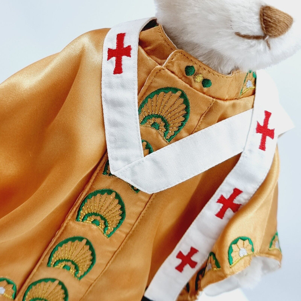 Steiff 992568 Teddybär Papst limitiert 1500 aus 2007 29 cm Mohair