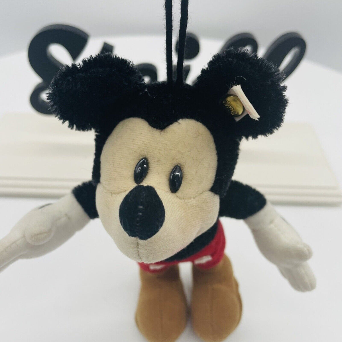 Steiff Disney Mickey Maus 651410 limitiert 1928 aus 1998 14cm Mohair