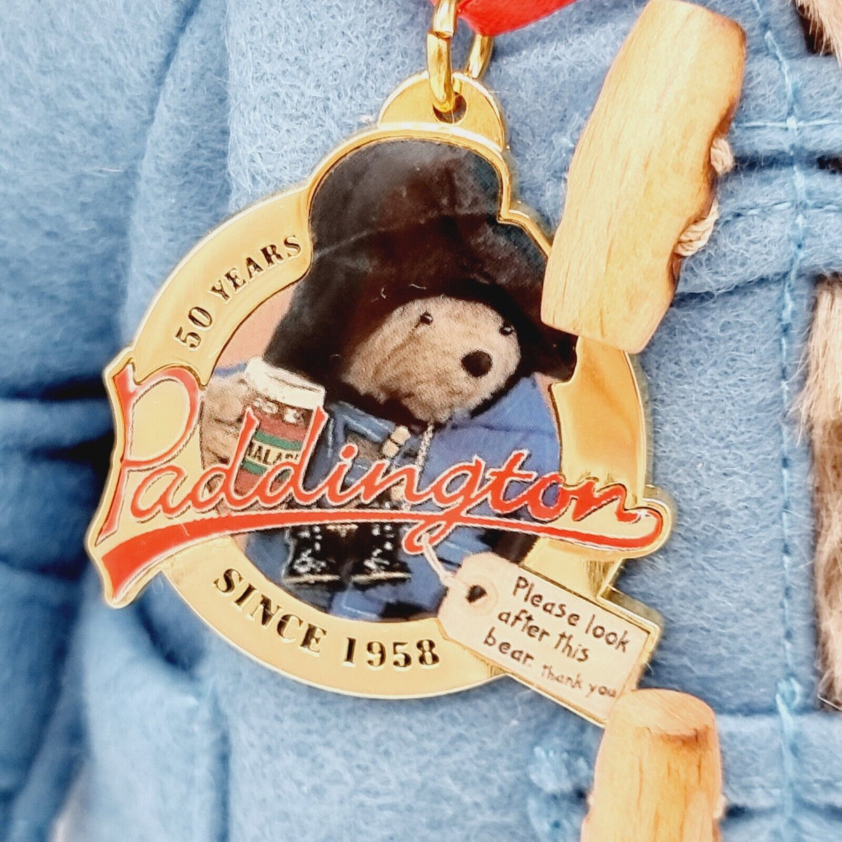 Steiff 662010 Paddington 50th Anniversay Teddybär 25 cm limitiert Jahr 2008