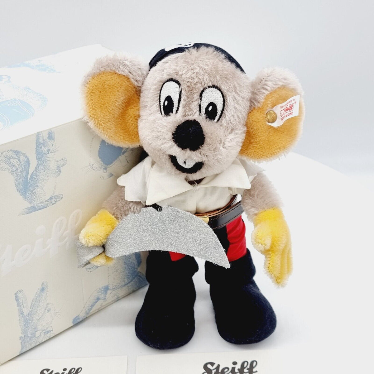 Steiff 991264 Euromaus für Europapark limitiert 1500 aus 2008 24 cm
