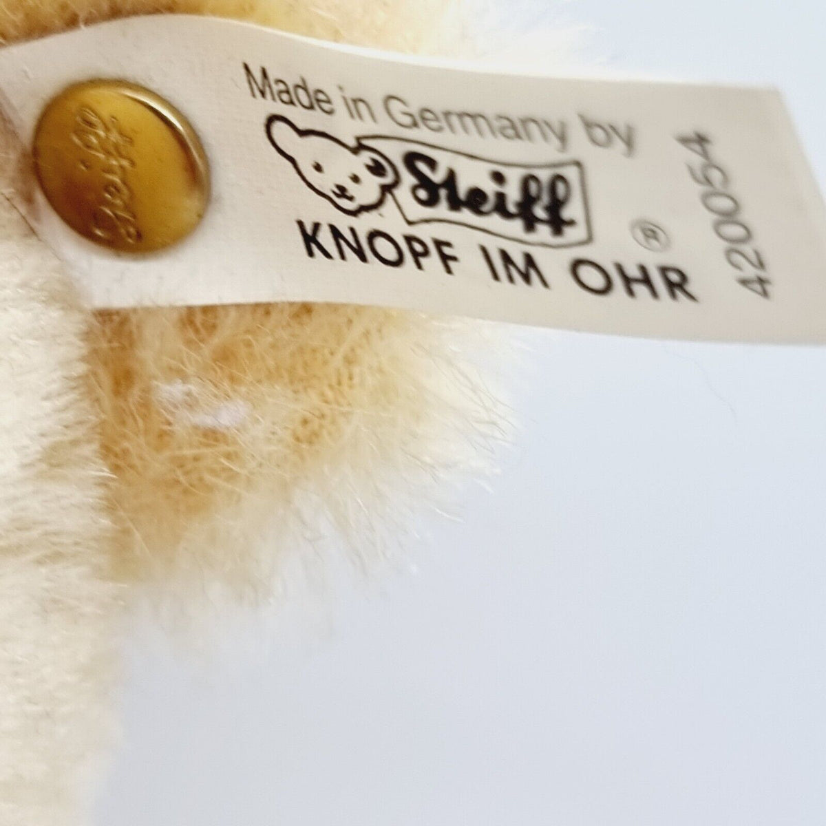 Steiff 420054 Club Edition Baby Bär blond 35cm 1995 limitierte Auflage