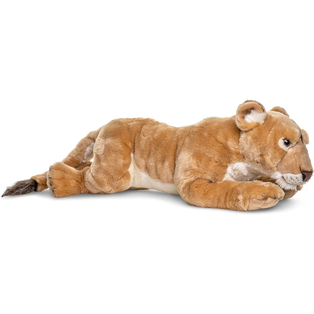 Uni-Toys Löwin liegend 78 cm Plüschtier Kuscheltier Stofftier Plüsch-Wildtier