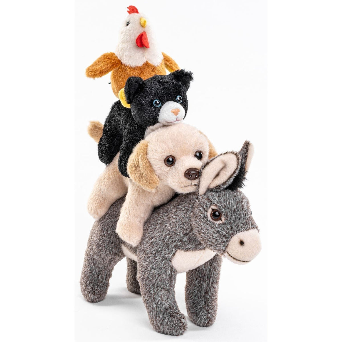 Uni-Toys Bremer Stadtmusikanten 32 cm Plüschtiere Märchenfiguren