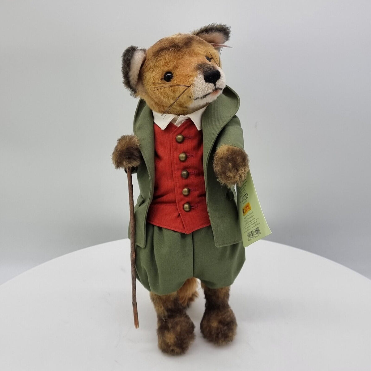 Steiff 662492 Beatrix Potter Mr. Tod limitiert 1500 aus 2007 35 cm Alpaca