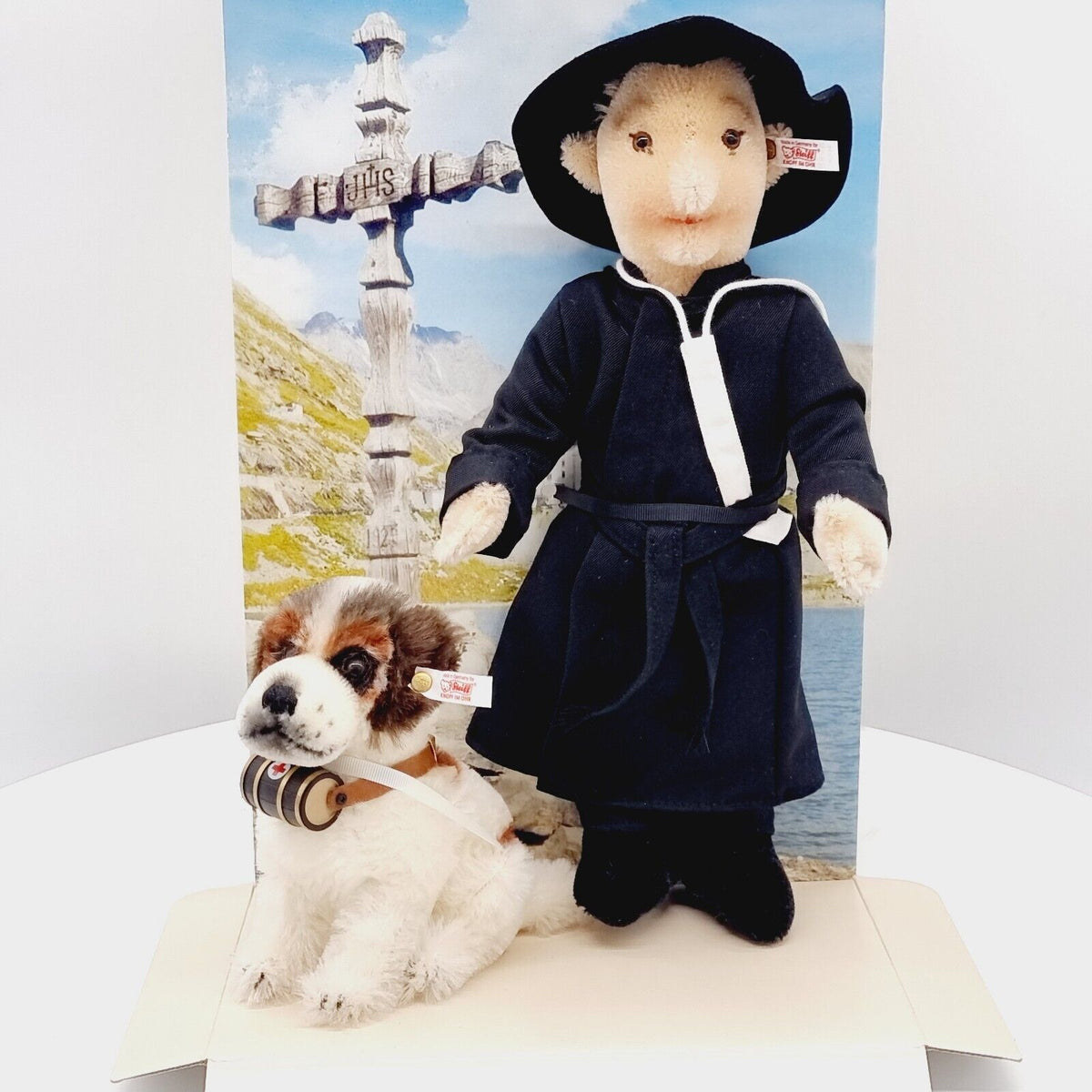 Steiff 993701 Heiliger St. Bernhard mit Barry limitiert 1500 aus 2005