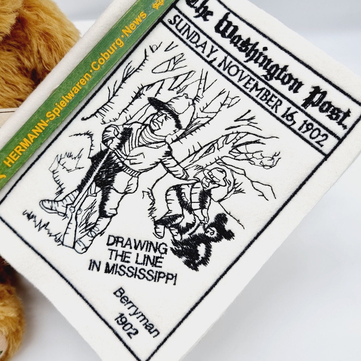 Hermann Teddybär Roosevelt Jubiläumsbär 120 Jahre 34 cm 2022 limitiert 50 Stück