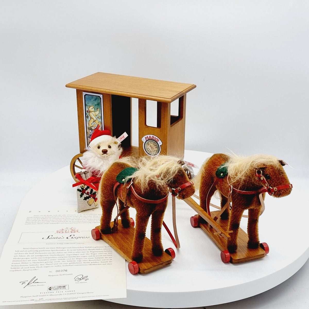 Steiff 037986 Santa's Express limitiert 2002 aus 2002 Mohair