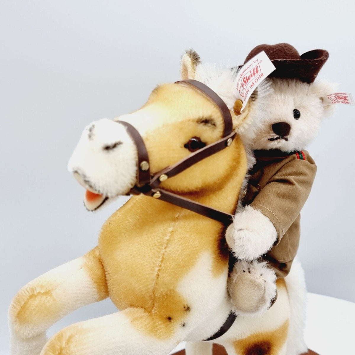 Steiff 038457 Rough Rider limitiert 1858 aus 2008 18 cm und 30 cm Mohair