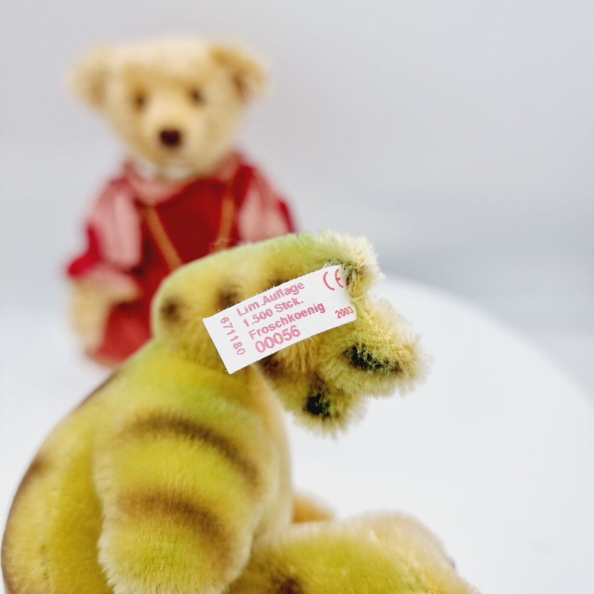 Steiff 671180 Der Froschkönig Teddybär 28 cm Deutsche Märchen Jahr 2003