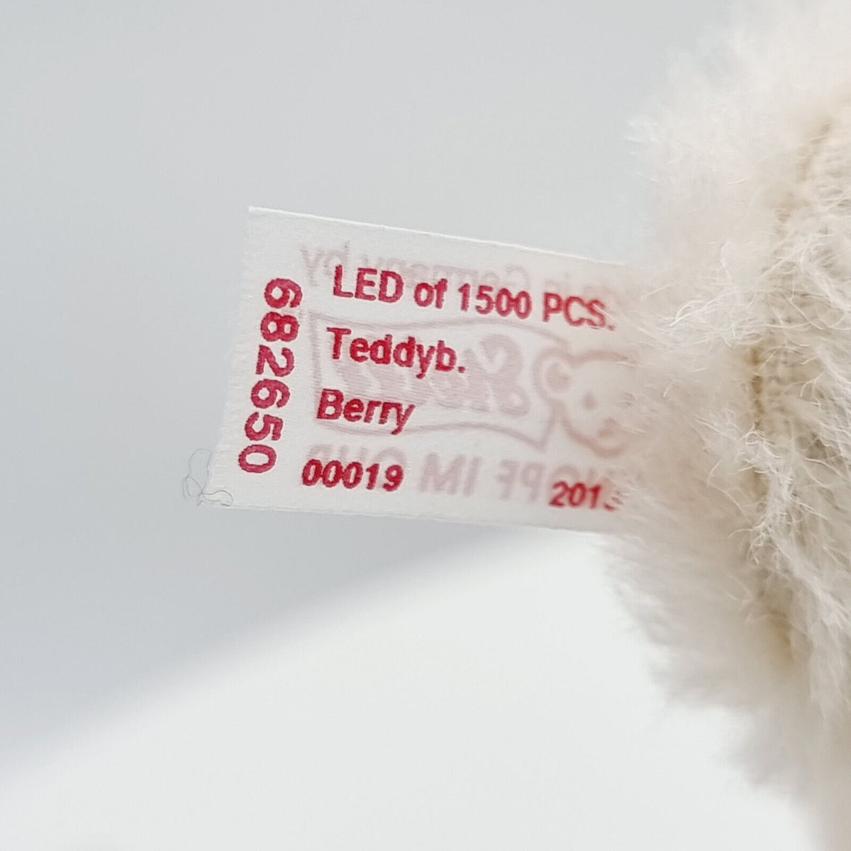 Nr. 19! Steiff 682650 Berry Teddybär Alpaca Swarovski weiß 30 cm